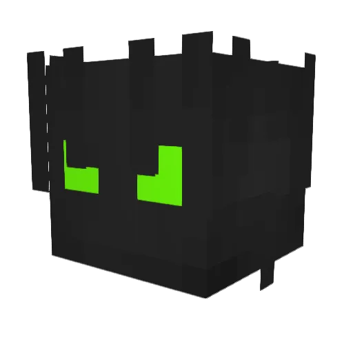 Baity92 Minecraft avatar head, 3D render