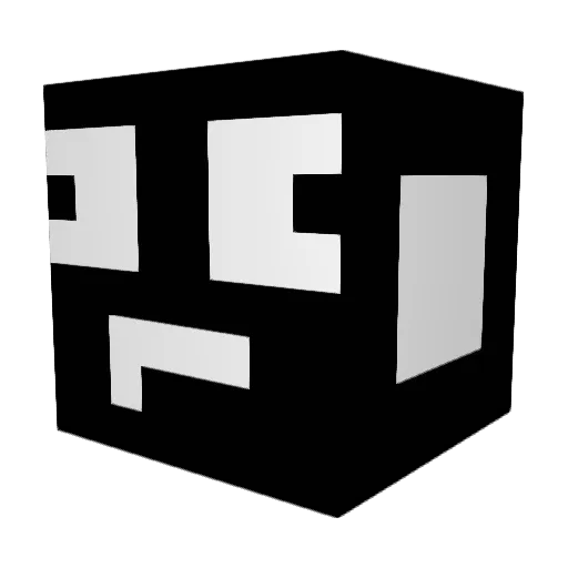 Baiwena Minecraft avatar head, 3D render