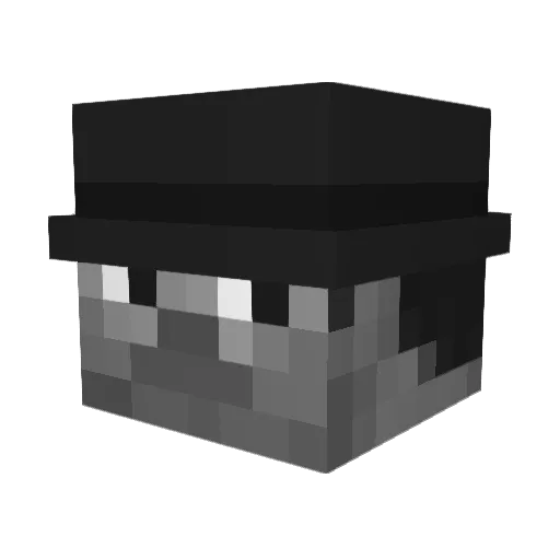 Baja0Blast Minecraft avatar head, 3D render