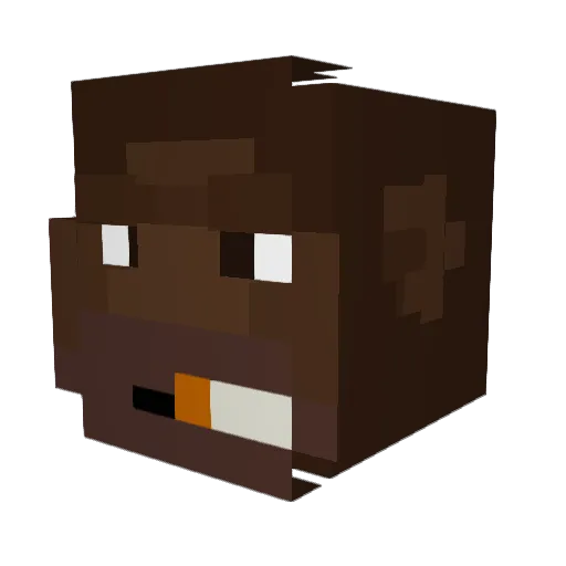 BajcaR71 Minecraft avatar head, 3D render
