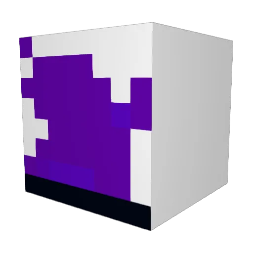 Baji_TK Minecraft avatar head, 3D render