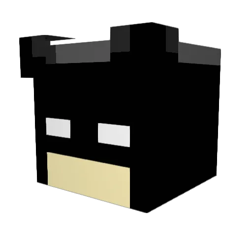 Bajio1122 Minecraft avatar head, 3D render