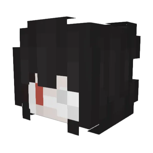 Bajsnes Minecraft avatar head, 3D render