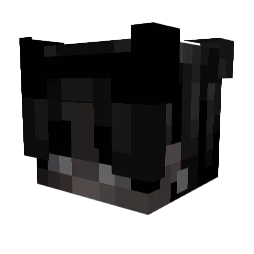 BakaGabry Minecraft avatar head, 3D render