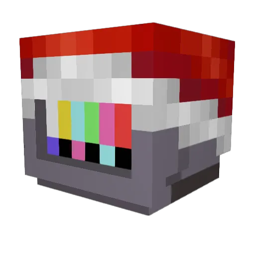 BakaJ3rry Minecraft avatar head, 3D render