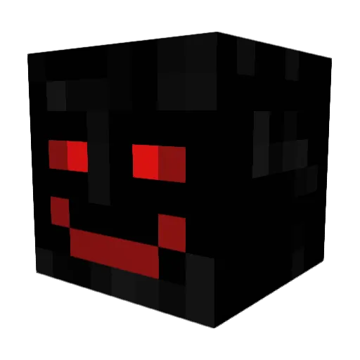 BakaMitaiUWU Minecraft avatar head, 3D render