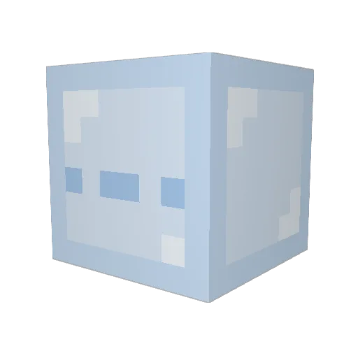 BakaNabe Minecraft avatar head, 3D render