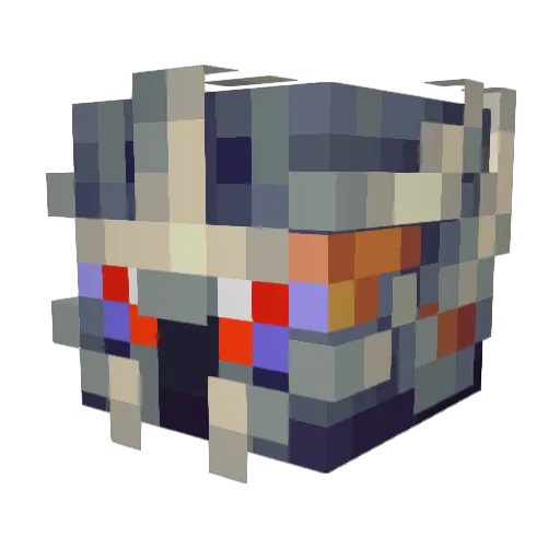 Bakalard Minecraft avatar head, 3D render