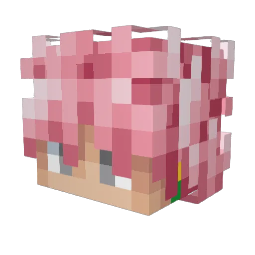 Bakaliaros13 Minecraft avatar head, 3D render