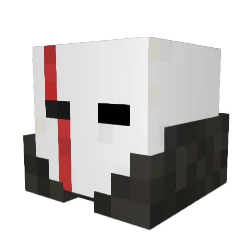 BakedCheeese Minecraft avatar head, 3D render