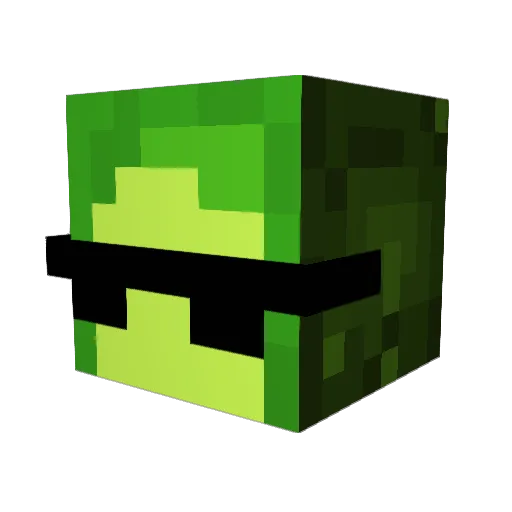 BakedPotatoWakey Minecraft avatar head, 3D render