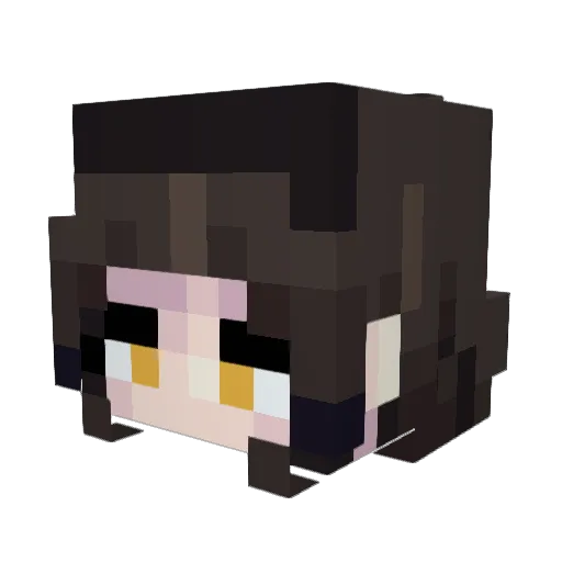 Baker1072 Minecraft avatar head, 3D render