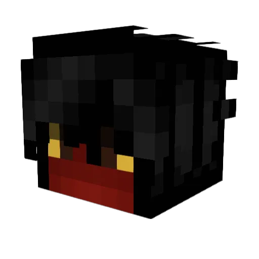 Baker_r Minecraft avatar head, 3D render