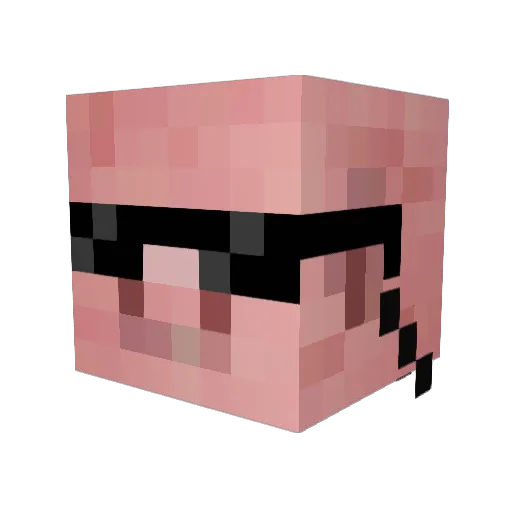 Bakery6843 Minecraft avatar head, 3D render