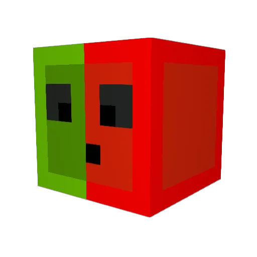 BakirXD Minecraft avatar head, 3D render
