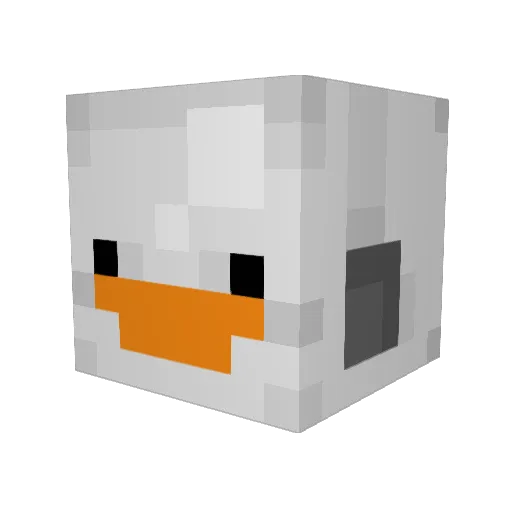 Bakisha75 Minecraft avatar head, 3D render