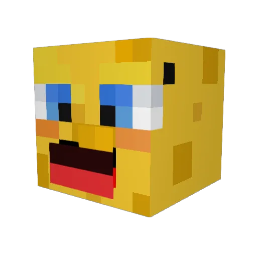 Bakke17 Minecraft avatar head, 3D render