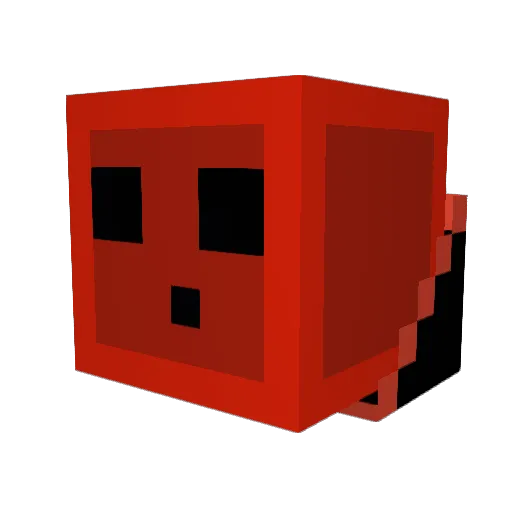 Baksteen3 Minecraft avatar head, 3D render