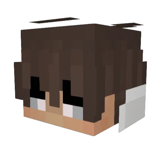 Baku_xD Minecraft avatar head, 3D render
