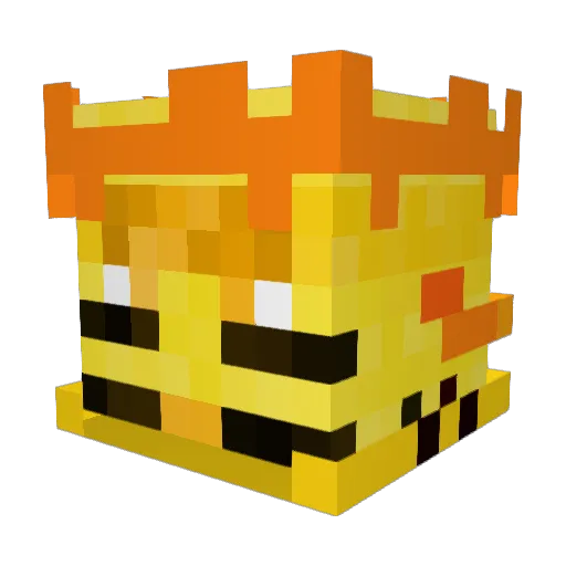 Bakugou647 Minecraft avatar head, 3D render