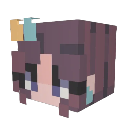BalKiRiA Minecraft avatar head, 3D render