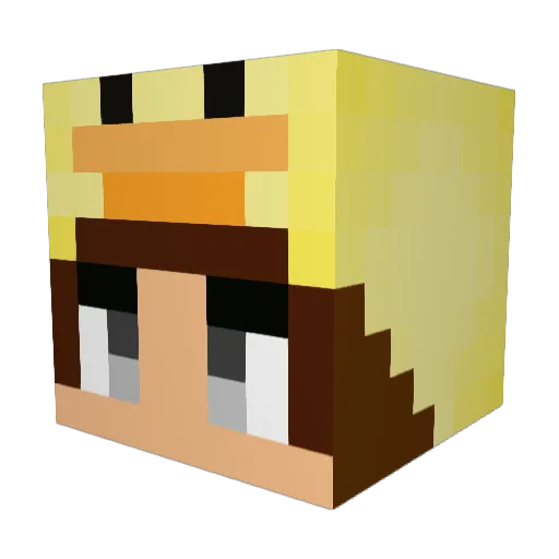 BalWanek11123 Minecraft avatar head, 3D render