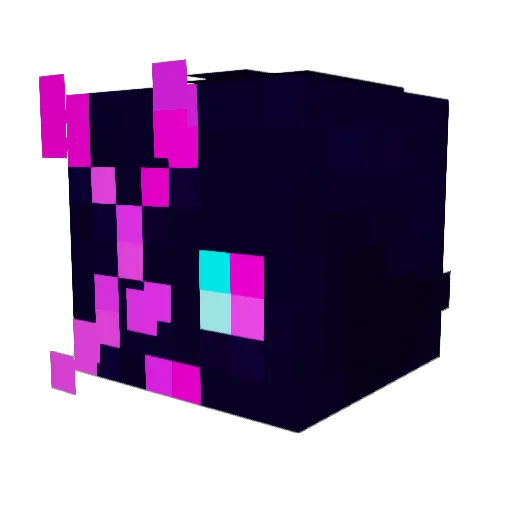 Balagii Minecraft avatar head, 3D render