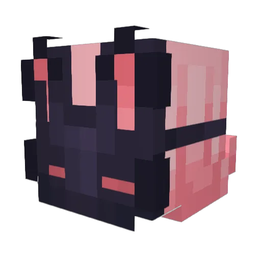 BalancedRabbit Minecraft avatar head, 3D render