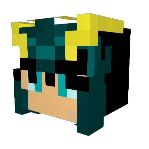 Balatin_Shiri Minecraft avatar head, 3D render