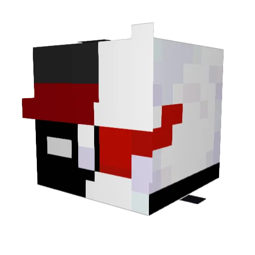 BalbiVLZ Minecraft avatar head, 3D render