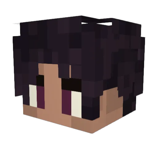 Balbu1 Minecraft avatar head, 3D render