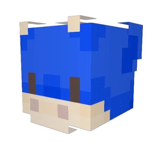 BaldFRAZZIES Minecraft avatar head, 3D render