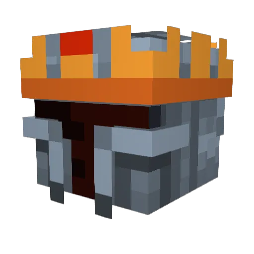 Baldersson Minecraft avatar head, 3D render