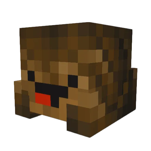 Baldllama420 Minecraft avatar head, 3D render
