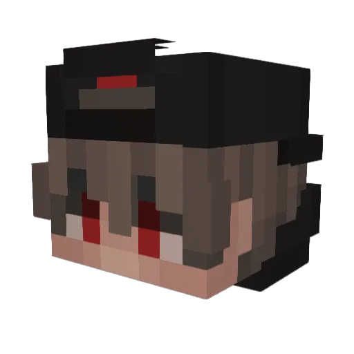 Baldo_M Minecraft avatar head, 3D render
