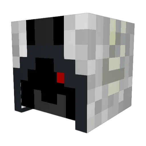 BalefulDeath Minecraft avatar head, 3D render