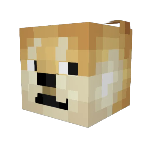 Balegeo Minecraft avatar head, 3D render