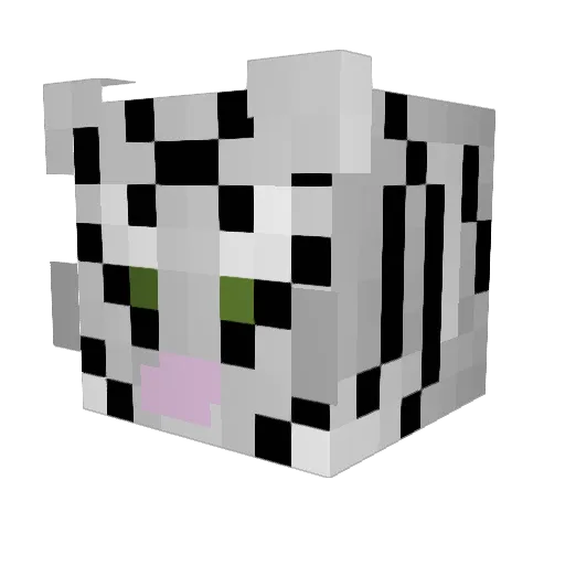 BalenBloodwind Minecraft avatar head, 3D render