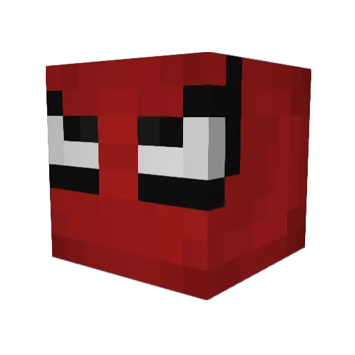 BalenciagaBby Minecraft avatar head, 3D render
