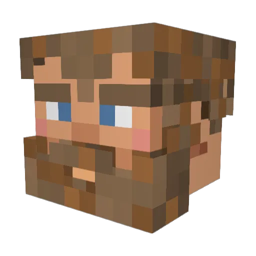 Balgus66 Minecraft avatar head, 3D render
