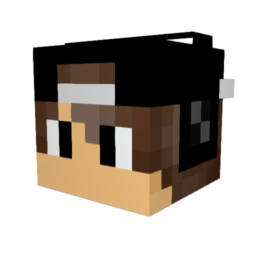 Baliif255 Minecraft avatar head, 3D render