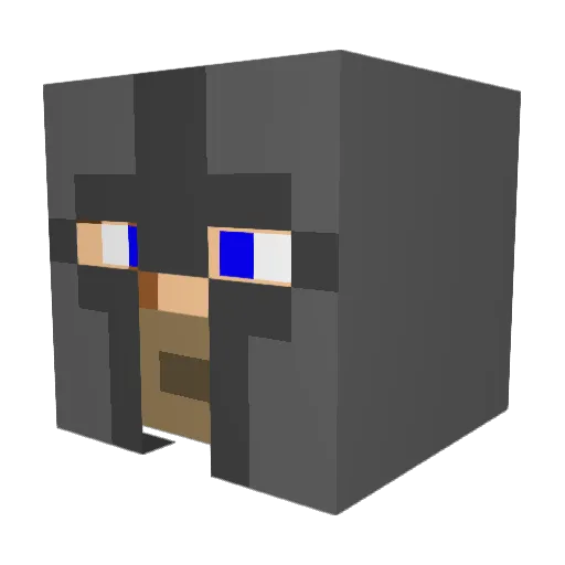Balintka47 Minecraft avatar head, 3D render