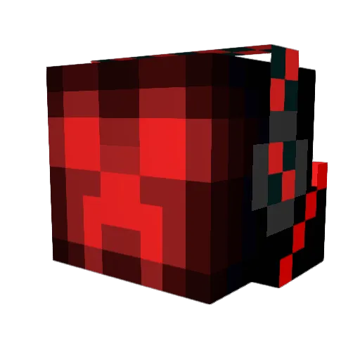 BalisticWarthog Minecraft avatar head, 3D render