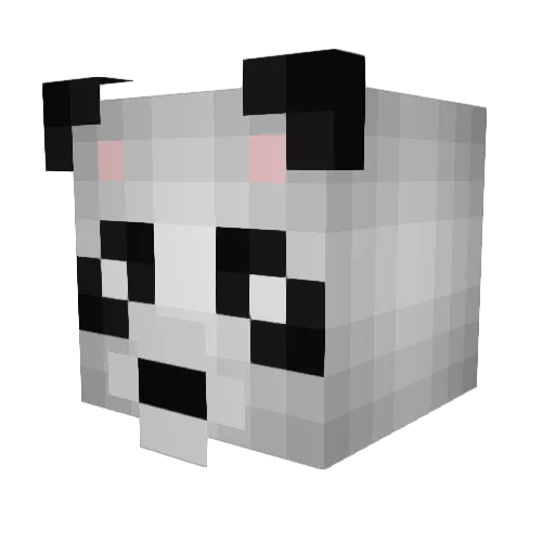 Balistyst Minecraft avatar head, 3D render