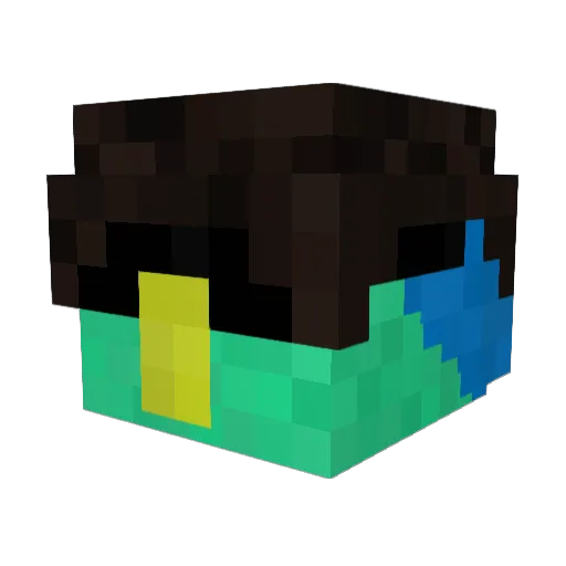 BalkanWarrior21 Minecraft avatar head, 3D render