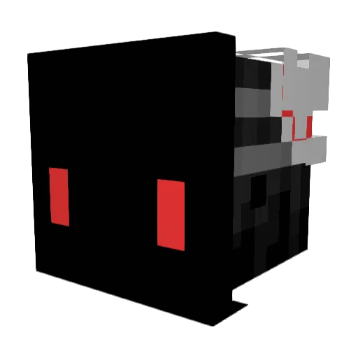 BallBusta44 Minecraft avatar head, 3D render