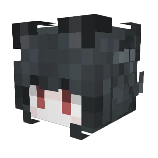 BallDemolisher Minecraft avatar head, 3D render