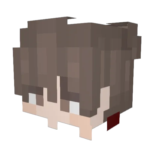 BallTwister Minecraft avatar head, 3D render