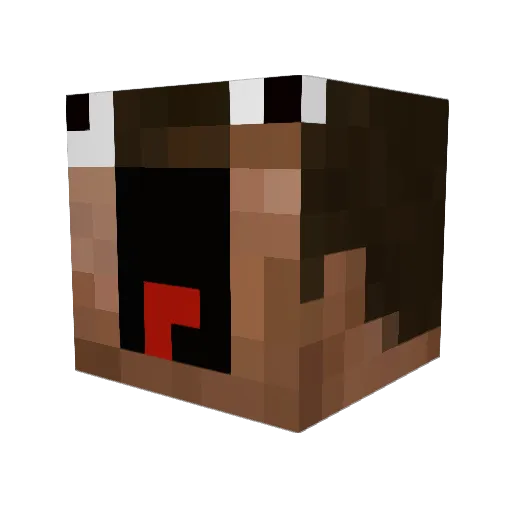 Ballas_38 Minecraft avatar head, 3D render
