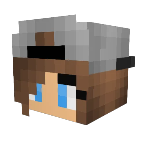 Ballet_Gal Minecraft avatar head, 3D render